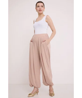 Krem Şalvar Pantolon 6659