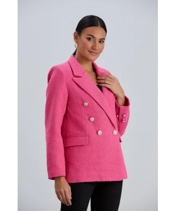 Kruvaze Tüvit Ceket