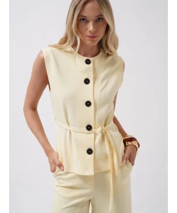 Kuşaklı Dokuma Yelek