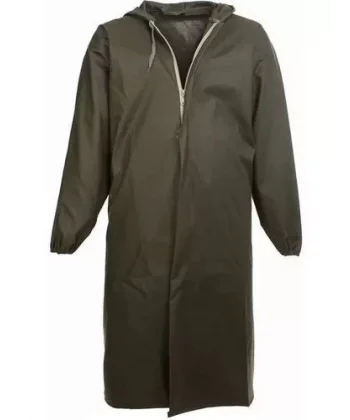Liman, Avci, Balıkçı, Kurye Kapüşonlu Pardösü Yağmurluk - Haki