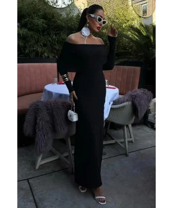 Madonna Yaka Premimum Elbise 2828