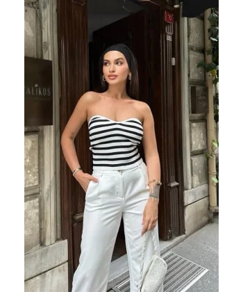 Mathilde Straplez Crop Top 3271-01