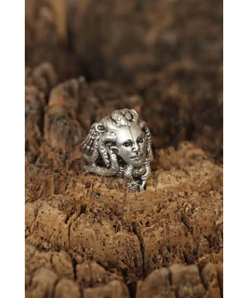 Medusa Model Ayarlanabilir Erkek Yüzük