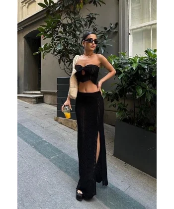 Mischa Cut Out Ajurlu Takım 9839