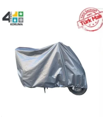 Motosiklet İçi Pamuklu Branda - Gri