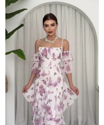 Mugo Fırfırlı Elbise