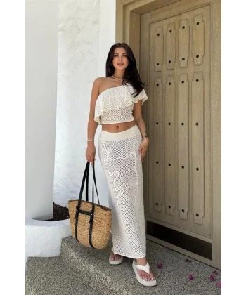 Nadia Fırfır Detaylı KroşeTakım 9866