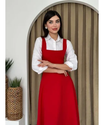 Neapolitan Askılı Elbise