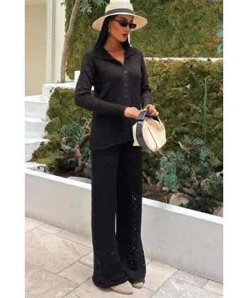 Odette Ajurlu Triko Pantolon Takım 9934