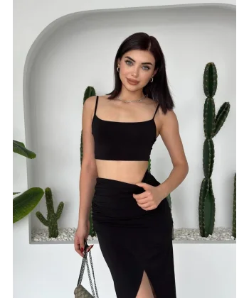 ole Kruvaze Etekli Askılı Takım