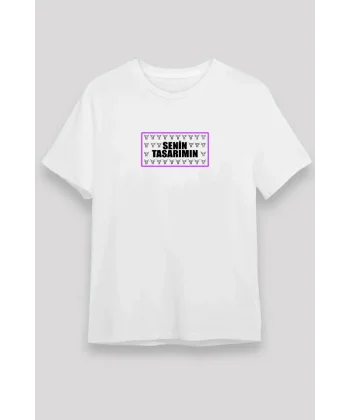 Ön 24/1 Düz Oversize T-shirt - Beyaz