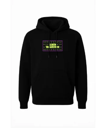 Ön 3 İplik Penye Içi Pamuk- Siyah