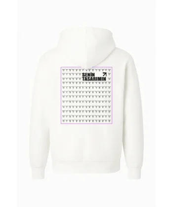 Ön Arka 3 İplik Penye Içi Pamuk - Beyaz