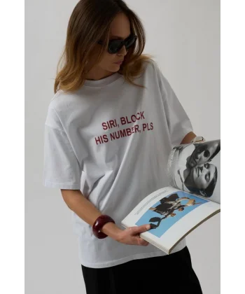 Ön Baskılı Oversize Thirt