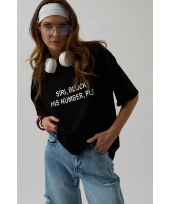 Ön Baskılı Oversize Thirt