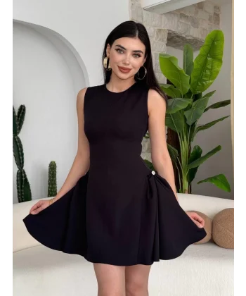 ore İnci Detaylı Elbise