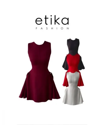 ore İnci Detaylı Elbise