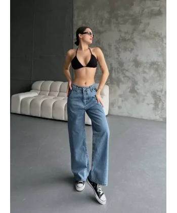 Palazzo Jeans Pantalon  avi