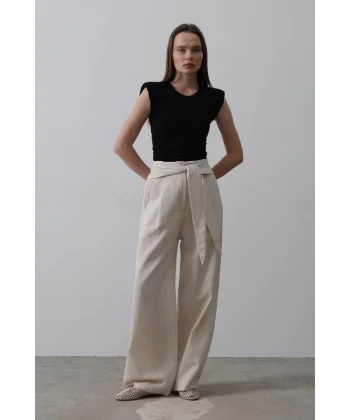 Pantolon - Krem