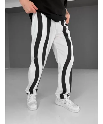 Paraşüt Kumaş Eşofman - Beyaz