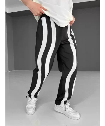 Paraşüt Kumaş Eşofman - Siyah