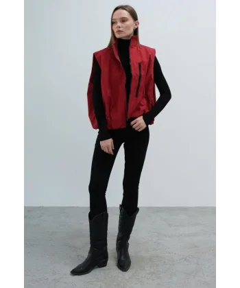 Paraşüt Yelek - Vişne