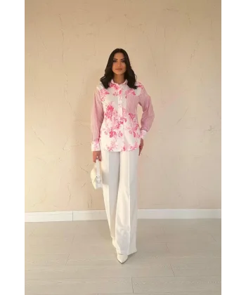 Pembe Garnili Gömlek