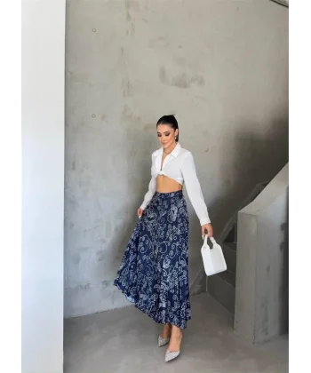 PİİE ŞANE BOY ETEK ACİ  acivert