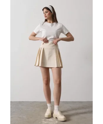 Pileli ini Etek  Ekru