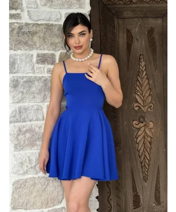 Pole İp Askılı Elbise