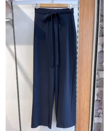 Poly Viscose Parça Detay Arka Lasti̇kli̇ Önü Bağlamali Pantolon