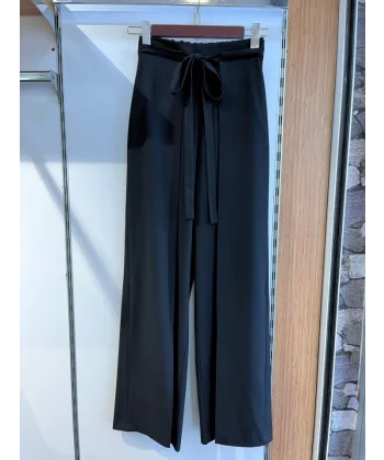 Poly Viscose Parça Detay Arka Lasti̇kli̇ Önü Bağlamali Pantolon