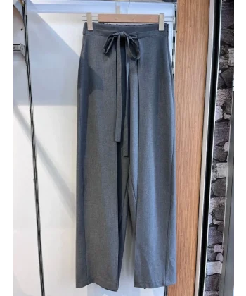 Poly Viscose Parça Detay Arka Lasti̇kli̇ Önü Bağlamali Pantolon