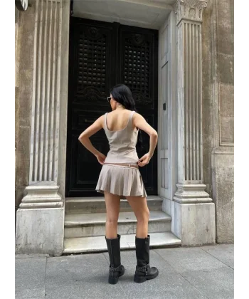 POYVİCON PİE VE KEER DETAYI KIA ETEK  Bej