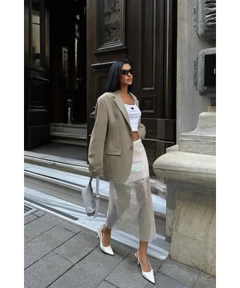 Pulpayet Midi Etek 4017-08