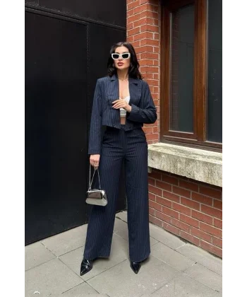 Renata Çizgili Pantolon Takım 9568-24