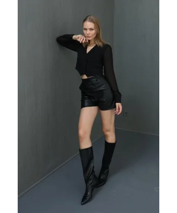 Şifon Kollu Ceket  iyah