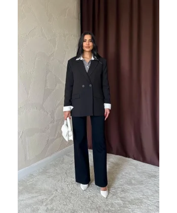 Siyah Blazer Ceket