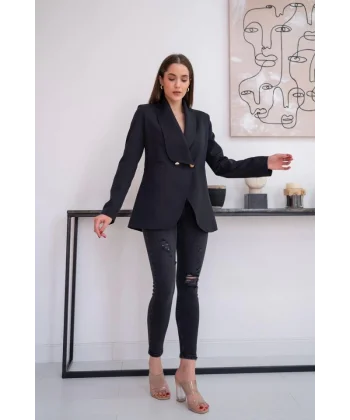 Siyah Blazer Ceket