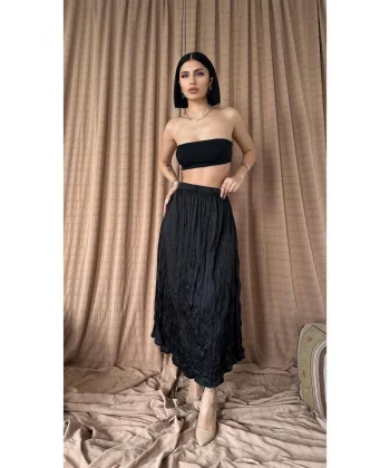 Siyah Kraşlı Etek
