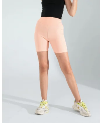 Somon Fitilli Push Up Toparlayıcı Biker Spor Tayt