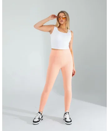 Somon Fitilli Push Up Toparlayıcı Spor Tayt