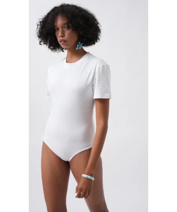T-Shirt Detay Bodysuit