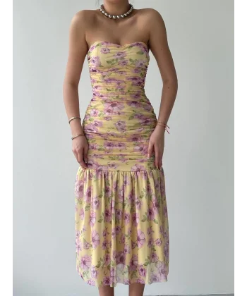 Talia traplez Elbise