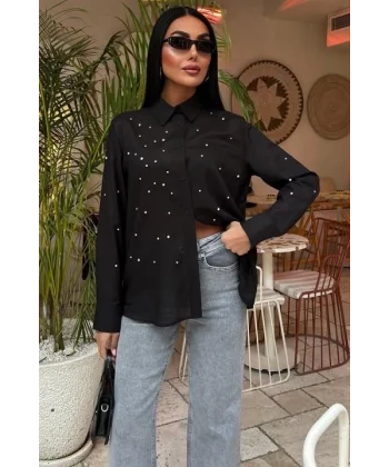 Taş Çakımlı Vual Gömlek 3443