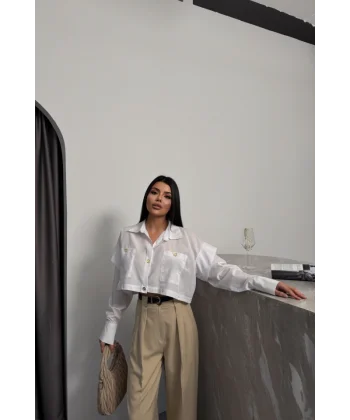 TASARIM GÖMLEK - Beyaz