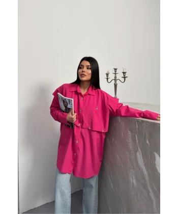 TASARIM GÖMLEK - Fuşya