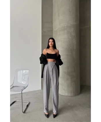 TASARIM PANTOLON - Gri