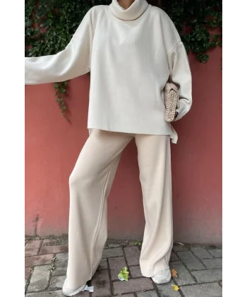Triko Pantolon  Krem