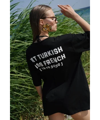 Turkish Sırt Baskılı Oversize T-Shirt